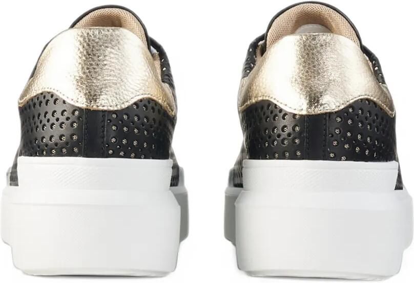 BOGNER Hollywood perforated leather sneakers Zwart - Foto 2
