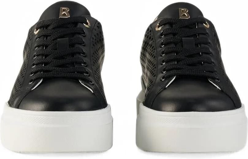 BOGNER Hollywood perforated leather sneakers Zwart - Foto 3