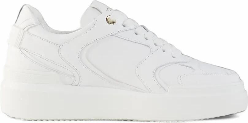 BOGNER Hollywood platform leather sneakers Wit