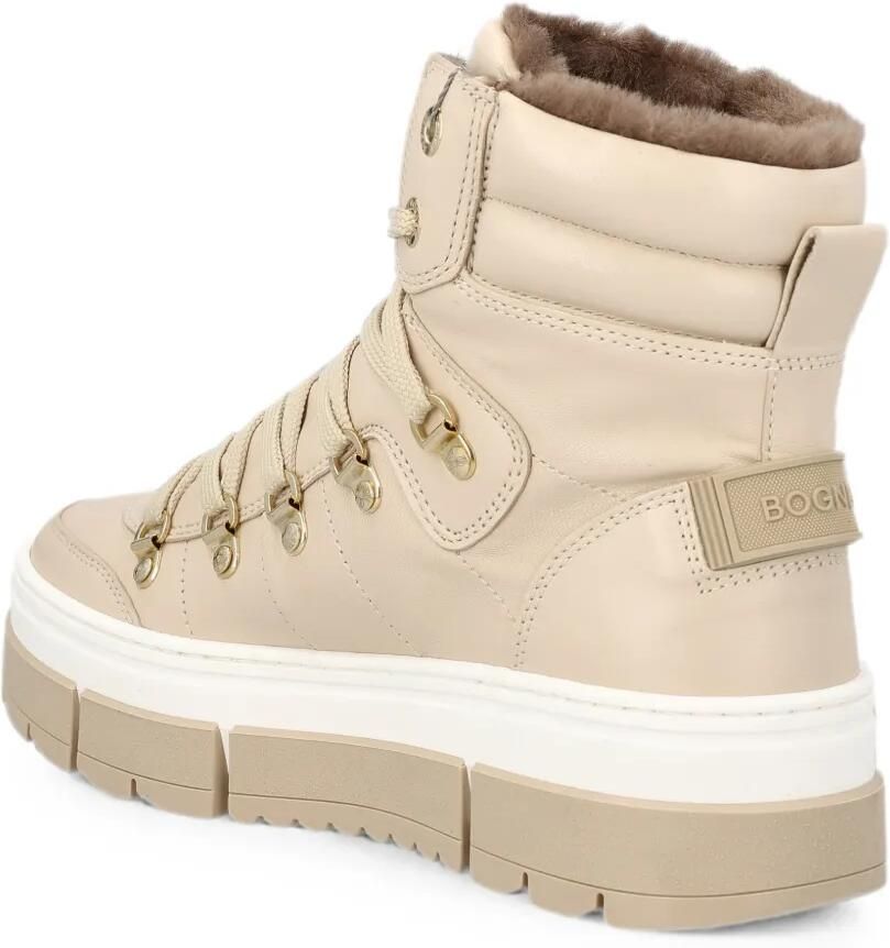 BOGNER Leren veterlaarzen Beige - Foto 2