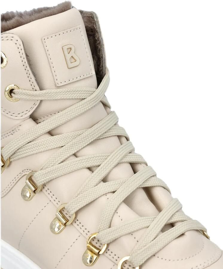 BOGNER Leren veterlaarzen Beige - Foto 4
