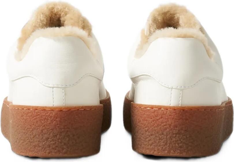 BOGNER Lucerne shearling-lined leather sneakers Wit - Foto 2