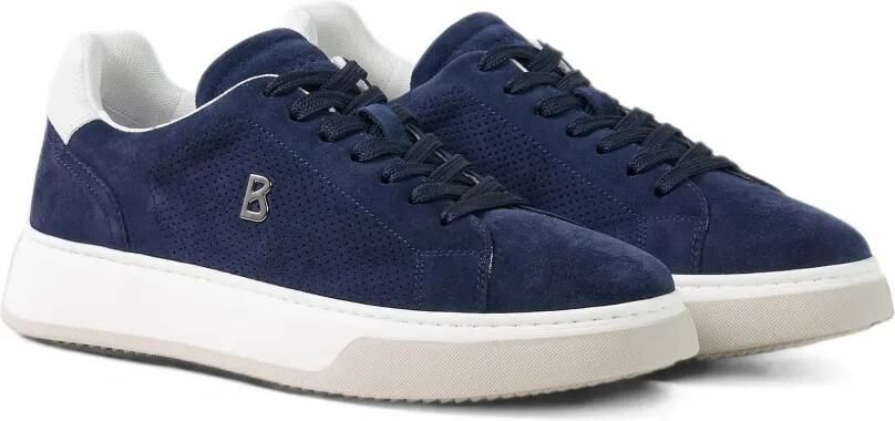 BOGNER Milan perforated suede sneakers Blauw - Foto 4