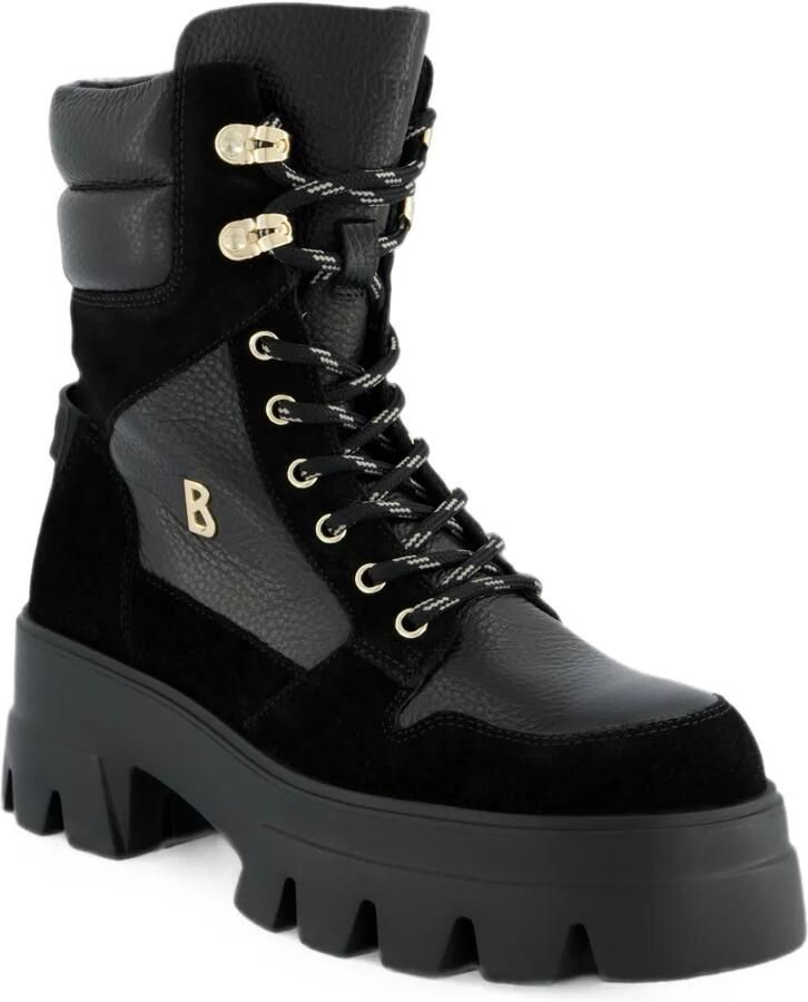 BOGNER panelled lace-up boots Zwart - Foto 2