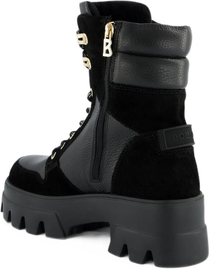BOGNER panelled lace-up boots Zwart - Foto 4