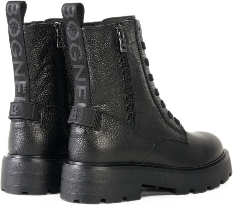 BOGNER Riga grained leather ankle boots Zwart - Foto 2