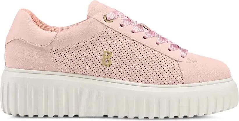 BOGNER Singapore sneakers met plateauzool en geperforeerde details Roze