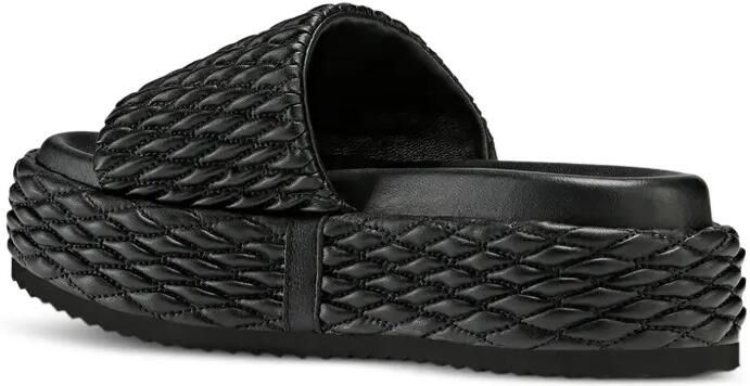 BOGNER Sorrento gewatteerde slippers met plateauzool Zwart - Foto 3