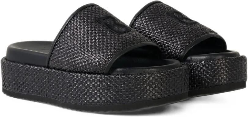 BOGNER Sorrento woven platform sandals Zwart - Foto 5