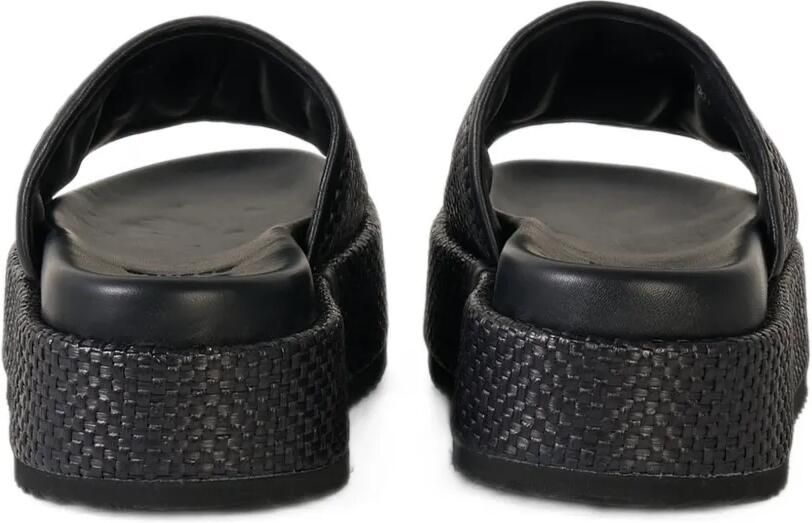 BOGNER Sorrento woven platform sandals Zwart - Foto 2