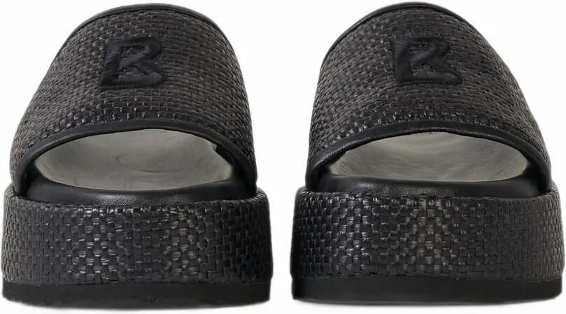 BOGNER Sorrento woven platform sandals Zwart - Foto 3