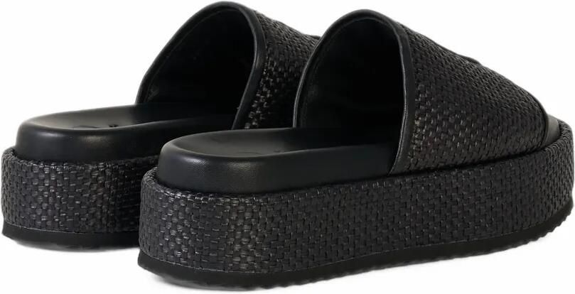 BOGNER Sorrento woven platform sandals Zwart - Foto 4