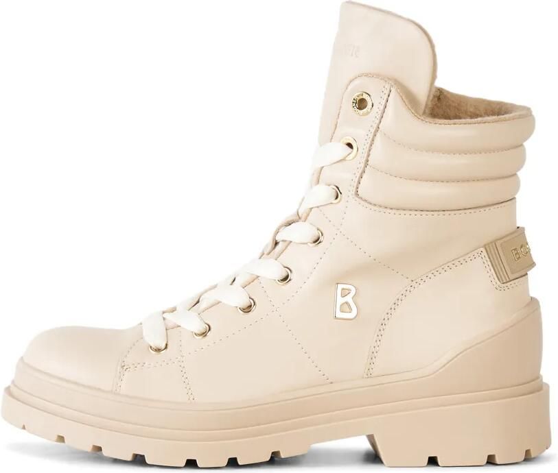 BOGNER St. Moritz leather boots Beige