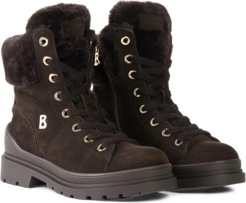 BOGNER St. Moritz shearling-trim ankle boots Bruin - Foto 4