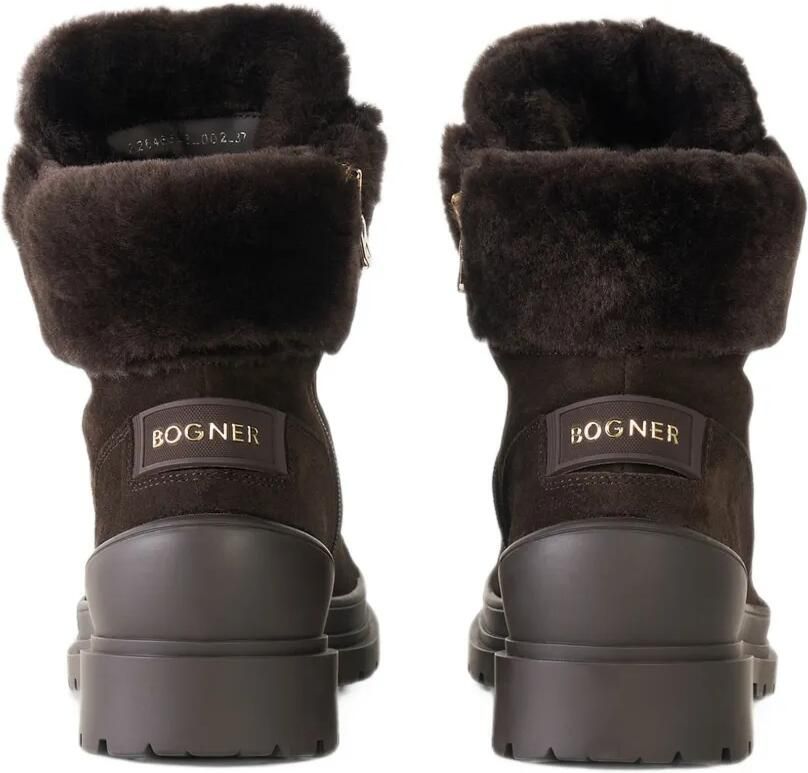 BOGNER St. Moritz shearling-trim ankle boots Bruin - Foto 3