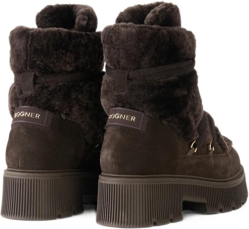 BOGNER Turin shearling ankle boots Bruin - Foto 4