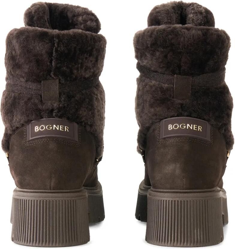 BOGNER Turin shearling ankle boots Bruin - Foto 3