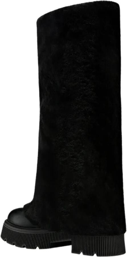BOGNER Turin shearling-trimmed platform boots Zwart - Foto 2