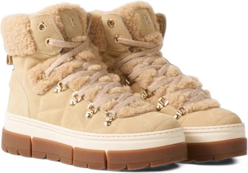 BOGNER Vaduz shearling-trim ankle boots Beige - Foto 4