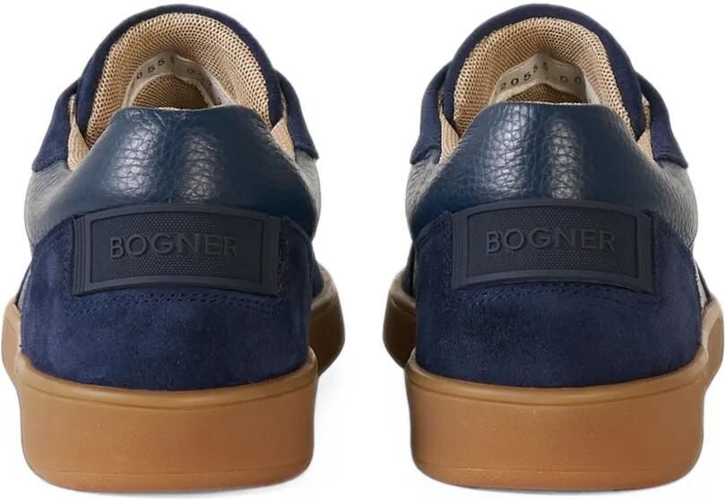 BOGNER Verona grained leather sneakers Blauw - Foto 2
