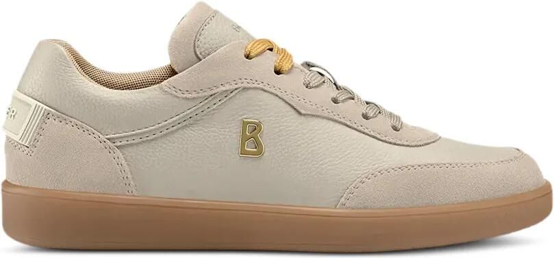 BOGNER Verona sneakers met logo-plakkaat en vlakken Beige