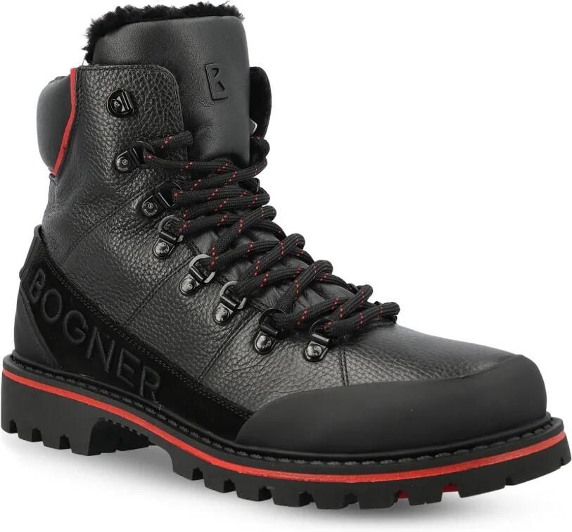 BOGNER Veterlaarzen met chunky zool Zwart - Foto 4