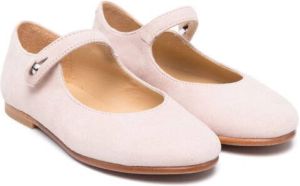 Bonpoint Ballerina's met knoopsluiting Roze