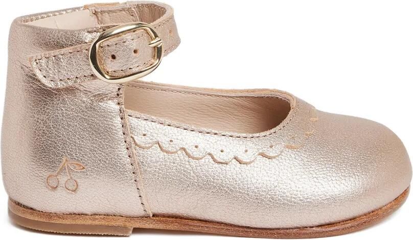 Bonpoint Ballerina's met gewelfde afwerking Goud