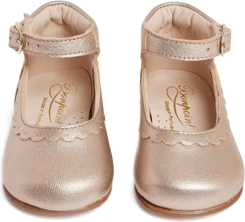 Bonpoint Ballerina's met gewelfde afwerking Goud - Foto 2