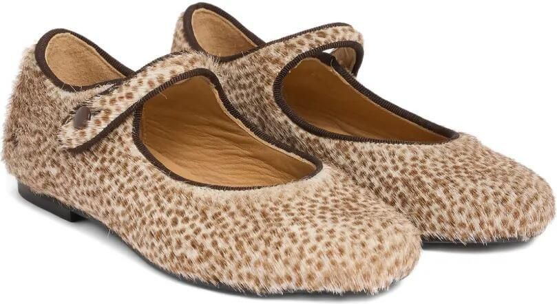 Bonpoint Ballerina's met stippen Beige