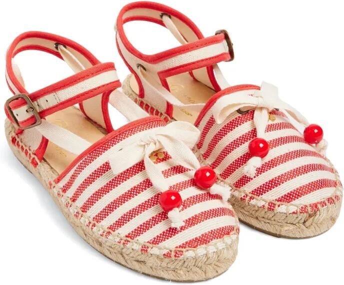 Bonpoint Evila espadrilles Rood