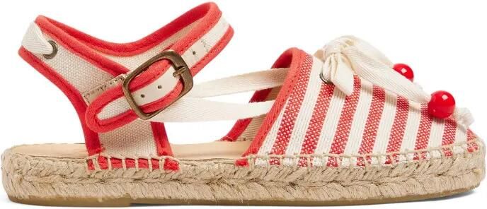 Bonpoint Evila espadrilles Rood
