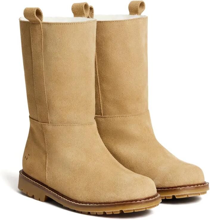 Bonpoint Gab leren laarzen Beige