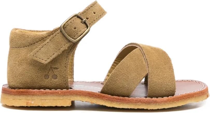 Bonpoint Lionel sandalen met open neus Beige