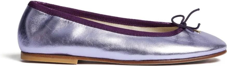 Bonpoint Lisa ballerina's met strik Paars