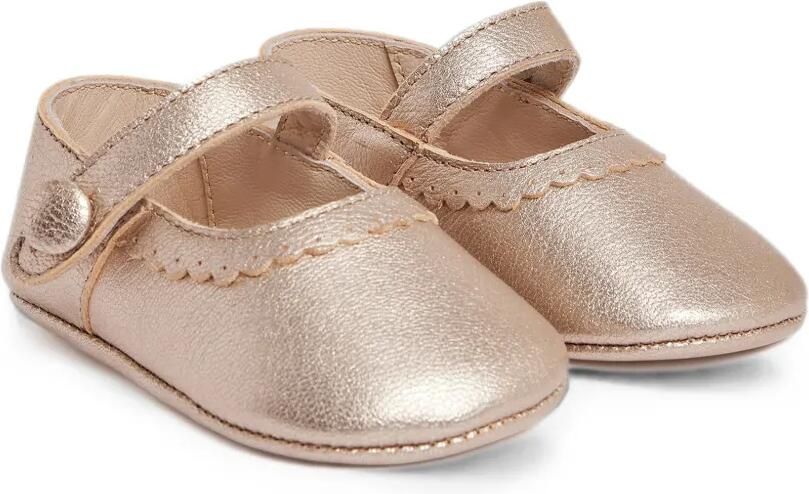 Bonpoint Miray leren babyschoentjes Goud - Foto 2