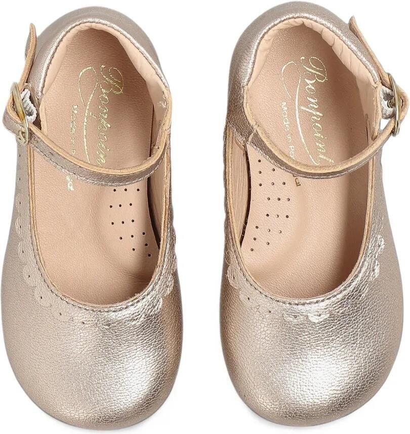 Bonpoint Monika gewelfde ballerina's met gesp Goud - Foto 2