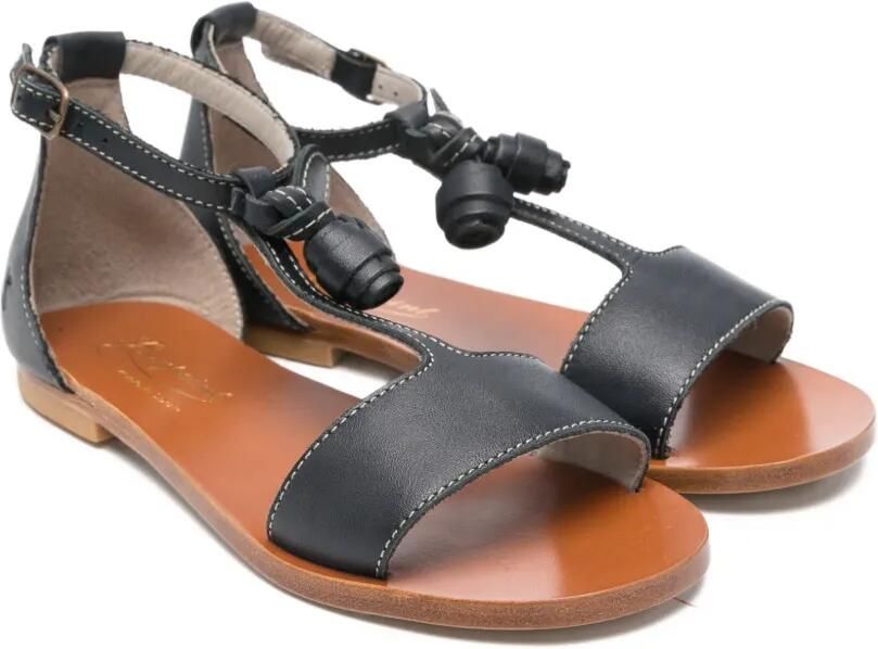 Bonpoint Sandalen met geknoopt bandje Blauw