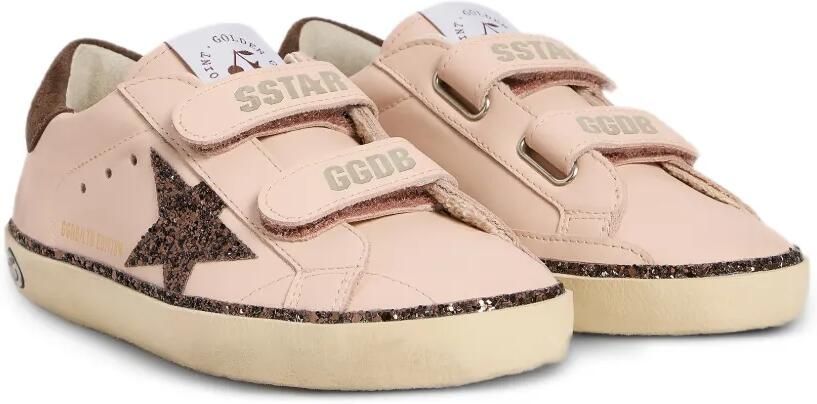 Bonpoint x Golden Goose Oldschool sneakers met klittenband en glitters Roze - Foto 3