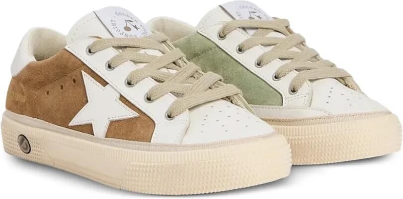 Bonpoint x Golden Goose suède sneakers met sterpatch Wit