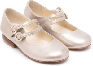 Bonpoint Lakleren ballerina's Goud
