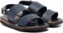 Bonpoint Sandalen met open neus Blauw - Thumbnail 1