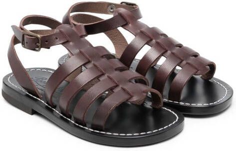 Bonpoint Sandalen met open neus Bruin