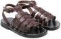 Bonpoint Sandalen met open neus Bruin - Thumbnail 1