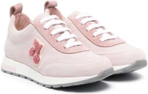 Bonpoint Suède sneakers Roze
