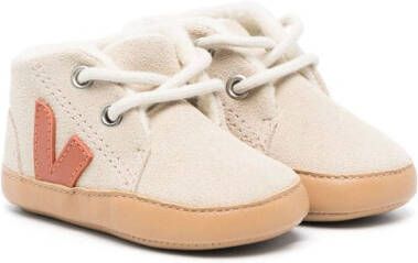 Bonpoint x Veja Baby suède sneakers Beige