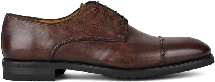 Bontoni D'Amore derbyschoenen met kapneus Bruin - Foto 4