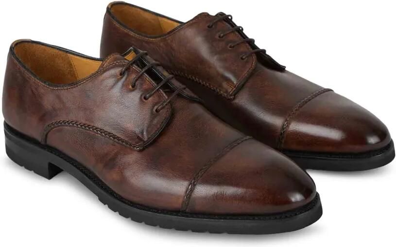 Bontoni D'Amore derbyschoenen met kapneus Bruin - Foto 3