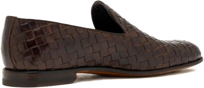 Bontoni Geweven loafers Bruin - Foto 4