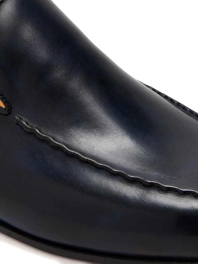 Bontoni Leren loafers Blauw - Foto 2
